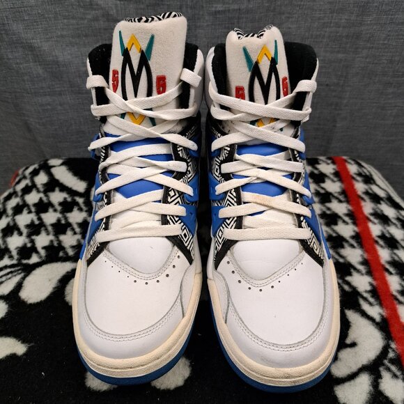 Adidas Mens Size 9 Mutumbo Royal Basketball Shoes G99903 Dikembe Nuggets 76ers